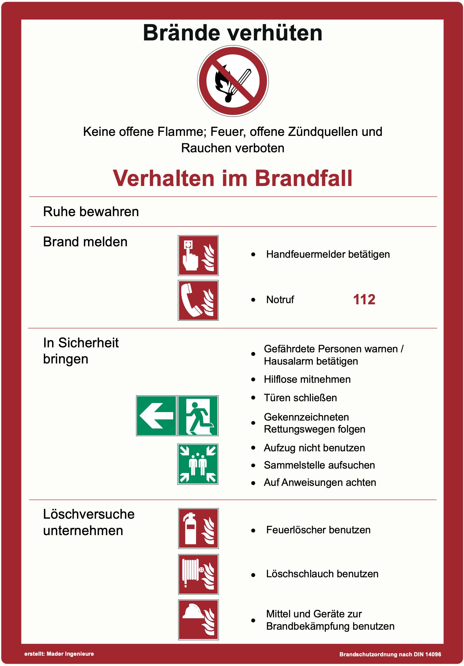 BRANDSCHUTZORDNUNGEN